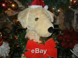 Giant Animated Life Size Golden Retriever / Lab Lighted / Talk Christmas Holiday