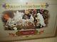 Grandeur Noel Porcelain Santa And Sleigh Set With Reindeer 2001 Collectors Edition