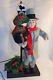 Holiday Creation Animated Motion Flicker Lighted Christmas Bob Cratch & Tiny Tim
