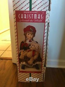HOUSE OF LLOYD Christmas Around The World 25 Emma Doll With Bear Radcliffe