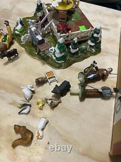 HUGE LOT Christmas Village Accessories Figurines DEPT 56, LEMAX, O'WELL, ETC