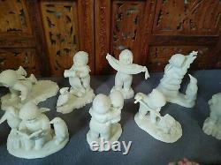 HUGE LOT Dept 56 SNOW BABIES 27 pieces 1997 on. WOW