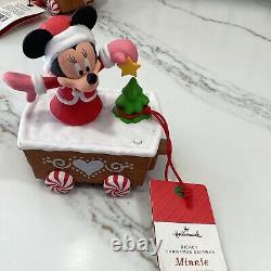 Hallmark 2016 Disney Christmas Express Train Set 5 Minnie Mickey Donald Tested 2