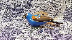 Hallmark Ornament/ Blue Grosbeak-beauty Of The Birds /2017/ Event Repaint/ Cute