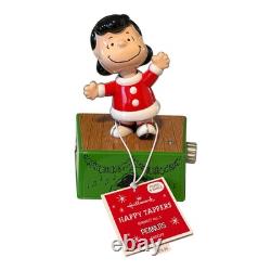 Hallmark PEANUTS Christmas Dance Party Music Full Set of 5 Figures 3 Lights