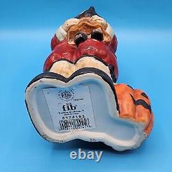 Halloween Boy With Black Cat Pumpkin Vase Figurine John Grossman Collection 2005