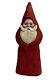 Hand Carved Santa Claus Lewis Brown Jr 1989 Folk Art Christmas Decor Signed