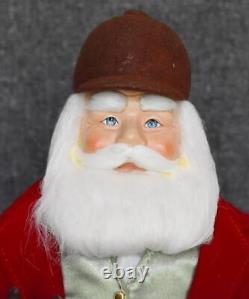 Handsome Vtg Neiman Marcus Horseman Santa Claus W Saddle Trophy Tasselled Boots