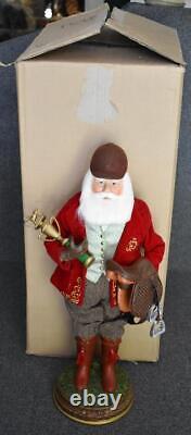 Handsome Vtg Neiman Marcus Horseman Santa Claus W Saddle Trophy Tasselled Boots