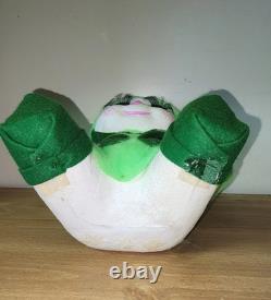 Harold Gale Snow Baby Vintage VTG Christmas Store Display 60's 70's Green Seated