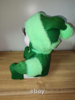 Harold Gale Snow Baby Vintage VTG Christmas Store Display 60's 70's Green Seated