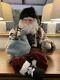 Heart Warmers Hand Crafted' Old Tymey Santa' Christmas Decoration Huge 20