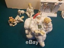 Heritage Mint LTD 11 Piece Porcelain Christmas Setting Set MINT CONDITION