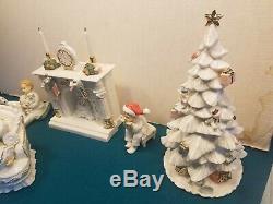 Heritage Mint LTD 11 Piece Porcelain Christmas Setting Set MINT CONDITION