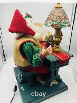 Holiday Creations 20 Animated Musical Lighted Santa Toy Workshop Vintage 1993