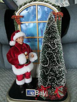 Holiday Creations Vintage White Christmas Bing Crosby Animated 21 High 1999