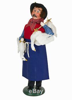 Holiday Figurines Byers Choice Goose Peddler Family Set / 3 Free Shipping