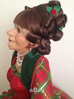 Holiday Mae Life Size Katherine's Collection Christmas Doll Collectible