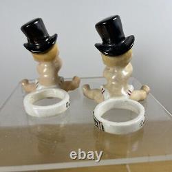 Holt Howard Happy New Year Baby Candle Huggers Hard To Find! Lot Of 2