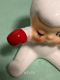 Holt Howard Snowbabies 1959 Set of 4 Placard Holders Snow Babies (One repaired)