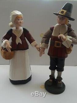 House Of Hatten THANKSGIVING Large Pilgrims DCalla 1995.14 inch beautiful
