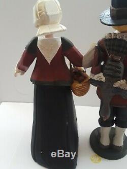 House Of Hatten THANKSGIVING Large Pilgrims DCalla 1995.14 inch beautiful