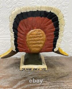House of Hatten Thanksgiving Turkey Signed Denise Calla vintage 1995 VERY RARE