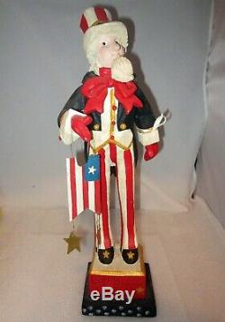House of Hatten UNCLE SAM God Bless America 18 Figurine 1992 MINT