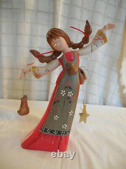 House of Hatten lady dancing 13 3/4 figure 12 days of Christmas 2000