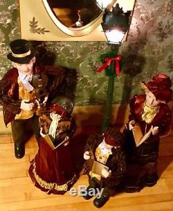 Huge 50-36-25 Beautiful Christmas Victorian Caroler Family Set Display Figures