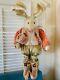 Huge Mark Roberts Jester Stuffed Rabbit Bunny X-large Easter Limited Edition 48
