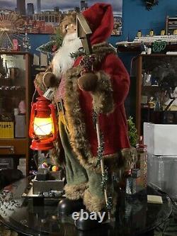 Huge Unique Santa Model Tall 40 Inches