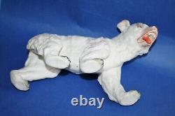 Incredible 10 antique german Heubach bisque polar bear