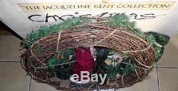 Jacqueline Kent WISHING BELLS Huge 28 Lighted Wreath in Box #342205