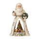 Jim Shore Scenic Santa 6015453 White Woodland Led Diorama Christmas Figurine