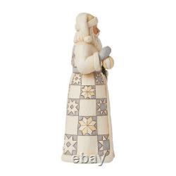 Jim Shore SCENIC SANTA 6015453 White Woodland LED Diorama Christmas Figurine