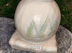 Jim Shore Snowman White Woodland Statue 18large Outdoor Safe Rare