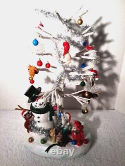 Jingle Cats Tabletop Christmas Tree Lighted BY JURGEN SCHOLZ Bradford Exchange