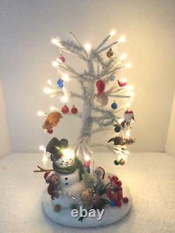 Jingle Cats Tabletop Christmas Tree Lighted BY JURGEN SCHOLZ Bradford Exchange