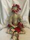 Joe Spencer Gathered Traditions Gallerie Ii Christy Christmas Poinsettia Doll 19