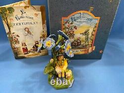 KATHE WOHLFAHRT Kindertraum Blue Primrose Girl Figurine Lmt Edition 2015 Germany