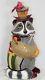 Katherine's Collection Rufus Rings Christmas Raccoon Doll Statue Wayne Kleski