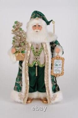 Karen Didion Originals Collectible The Jade Elegance Santa cc18-82