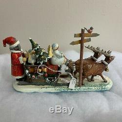 Kathe Wohlfahrt 2006 Kindertraum Childhood Dreams Reindeer Sleigh #21/200 COA