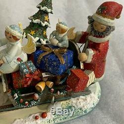 Kathe Wohlfahrt 2006 Kindertraum Childhood Dreams Reindeer Sleigh #21/200 COA