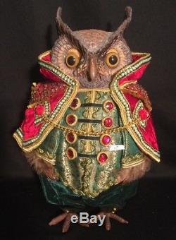 Katherine's Collection 18 Edwin Hoots Imperial Guardsman Christmas Owl New
