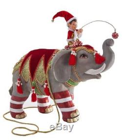 Katherine's Collection 18 Elf Riding Elephant Doll Set New In Box Free Ship