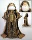 Katherine's Collection 32 Black & Gold Santa Claus Doll Christmas New