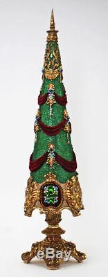 Katherine's Collection 35 Jeweled Tartan Christmas Tree New In Box