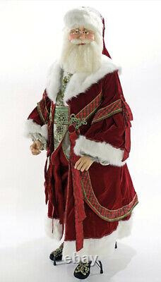 Katherine's Collection Christmas Wishes Lifesize Santa Doll 11-911526 NEW